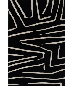 Momeni Noho No-04 Black Area Rug 9 ft. 3 in. X 12 ft. 6 in. Rectangle
