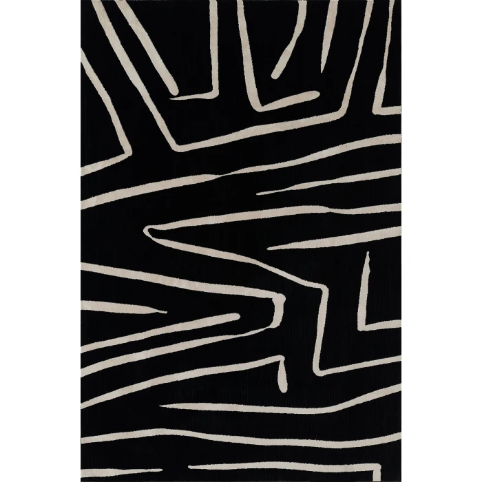 Momeni Noho Black NO-04 6ft.7in. x 9ft.3in. Rect. Rug