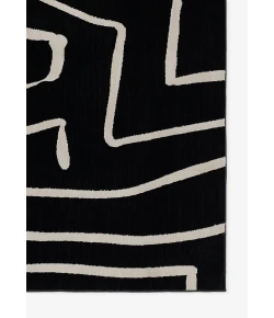 Momeni Noho No-04 Black Area Rug 9 ft. 3 in. X 12 ft. 6 in. Rectangle
