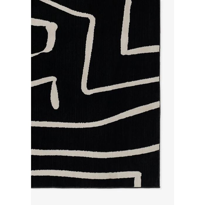 Momeni Noho Black NO-04 6ft.7in. x 9ft.3in. Rect. Rug
