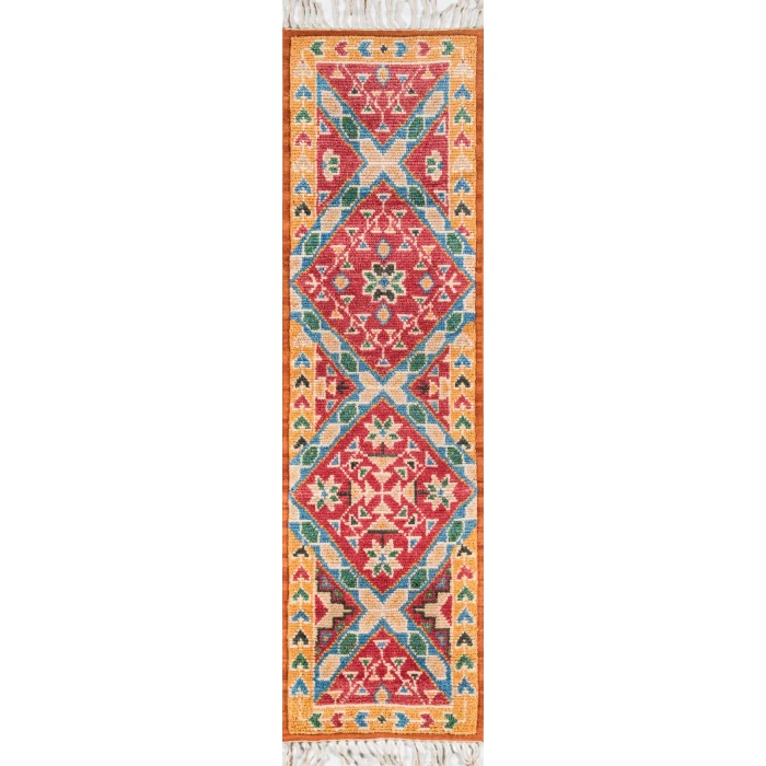 Momeni Nomad Area Rug NOM-4 Rust 5' X 8'
