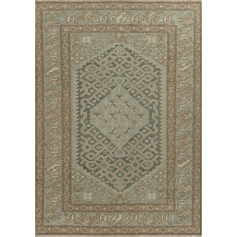 Momeni Nomad Light Blue NOM-8 9 ft. X 12 ft. Rect. Rug