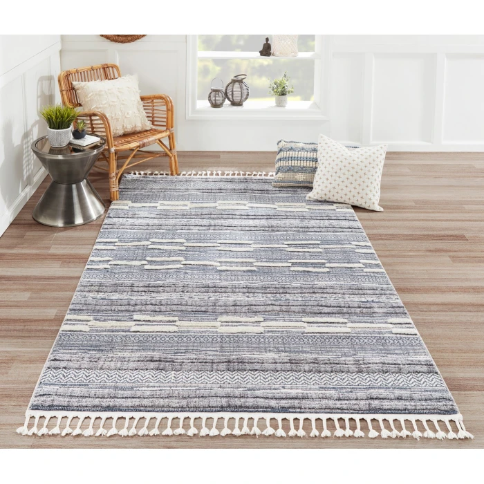 Momeni Odessa Blue ODE-1 3 ft. 11 in. X 5 ft. 11 in. Rect. Rug