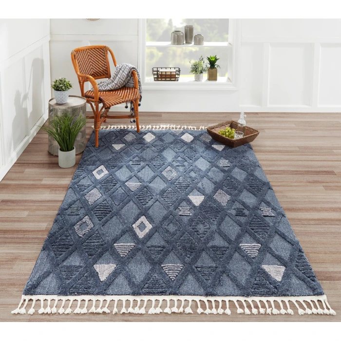Momeni Odessa Denim ODE-6 5 ft. 3 in. X 7 ft. 6 in. Rect. Rug