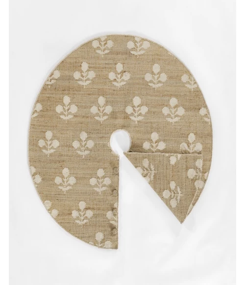 Erin Gates Orchard ORC-2 Natural 5 ft. X 5 ft. Round Rug