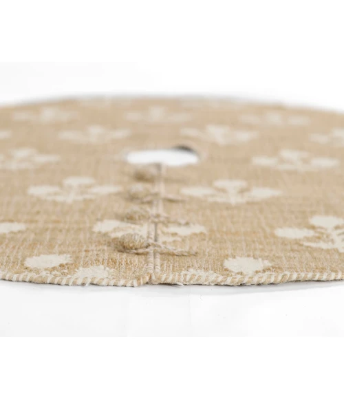 Erin Gates Orchard ORC-2 Natural 5 ft. X 5 ft. Round Rug