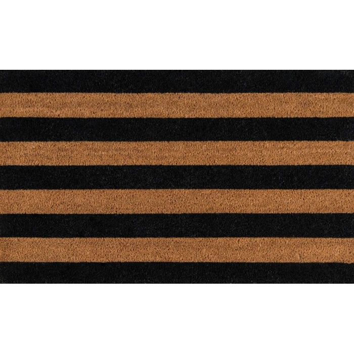 Momeni Park Area Rug PAR-2 Stripe Black 1'6 X 2'6