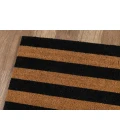 Momeni Park Area Rug PAR-2 Stripe Black 1'6 X 2'6