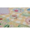 Momeni Playground Green PLY-2 4ft. X 4ft. Round Rug