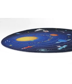 Momeni Playground Blue PLY-4 4ft. X 4ft.4in. Novelty Rug