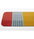Momeni Playground Multicolored PLY-7 2ft.4in. X 7ft.7in. Novelty Rug