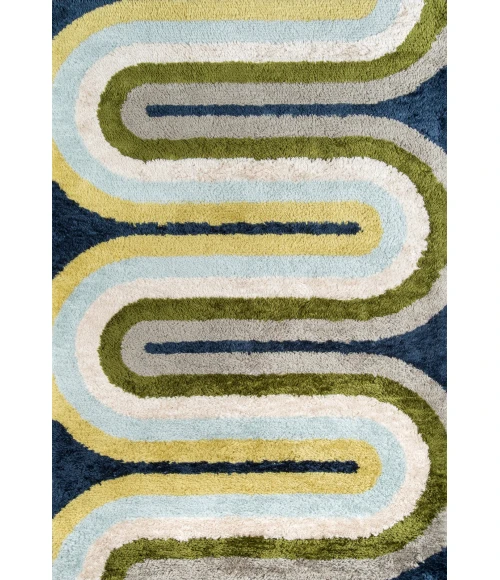 Momeni Retro Area Rug RET-2 Retro Wave Multi 2' X 3'