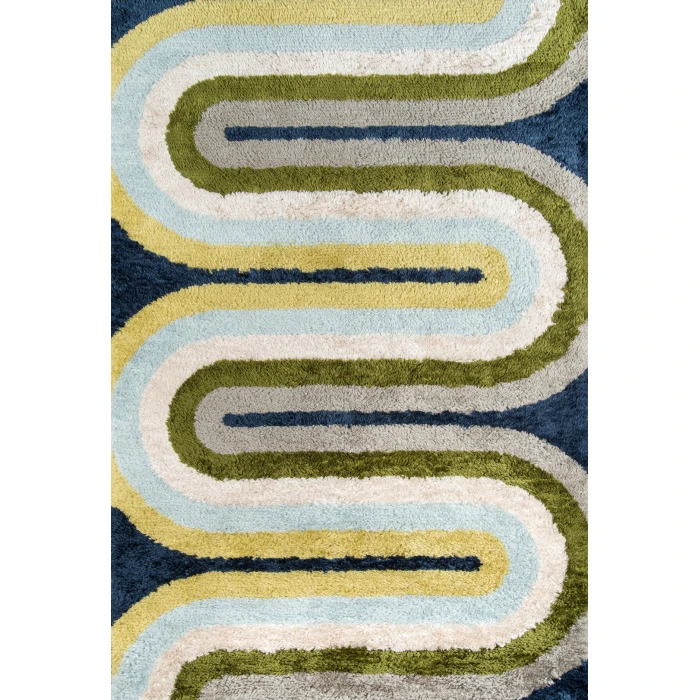 Momeni Retro Area Rug RET-2 Retro Wave Multi 2' X 3'