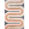 Momeni Retro Area Rug RET-2 Retro Wave Multi 2'3 X 7'6 Runner