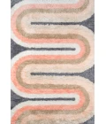 Momeni Retro Area Rug RET-2 Retro Wave Multi 3'6 X 5'6