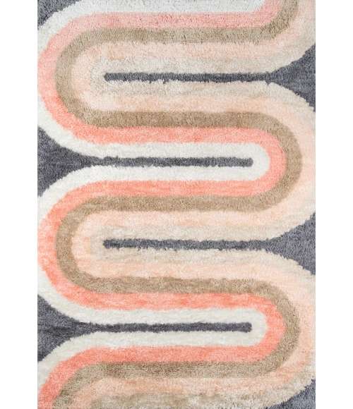 Momeni Retro Area Rug RET-2 Retro Wave Multi 3'6 X 5'6