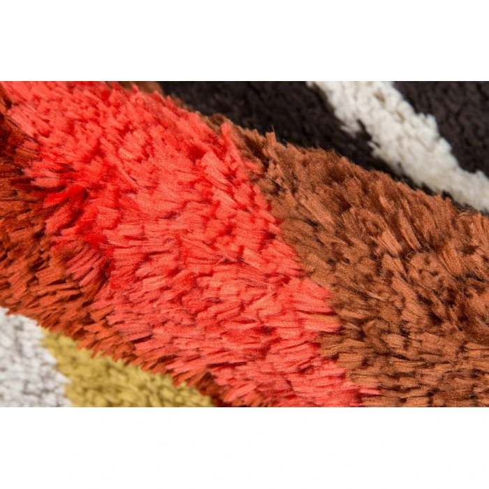Momeni Retro Area Rug RET-2 Retro Wave Red 2'3 X 7'6 Runner