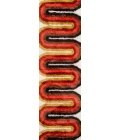 Momeni Retro Area Rug RET-2 Retro Wave Red 2'3 X 7'6 Runner