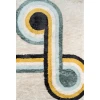 Momeni Novogratz Retro Ret-3 Blue Area Rug 2 ft. X 3 ft. Rectangle