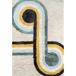 Momeni Novogratz Retro Ret-3 Blue Area Rug 2 ft. X 3 ft. Rectangle