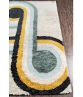 Momeni Retro Area Rug RET-3 Bullseye Blue 3'6 X 5'6