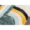 Momeni Retro Area Rug RET-3 Bullseye Blue 2'3 X 7'6 Runner