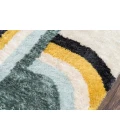 Momeni Retro Area Rug RET-3 Bullseye Blue 3'6 X 5'6