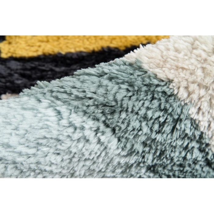 Momeni Retro Area Rug RET-3 Bullseye Blue 2' X 3'