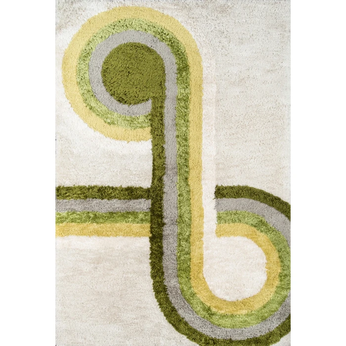 Momeni Retro Area Rug RET-3 Bullseye Green 2' X 3'
