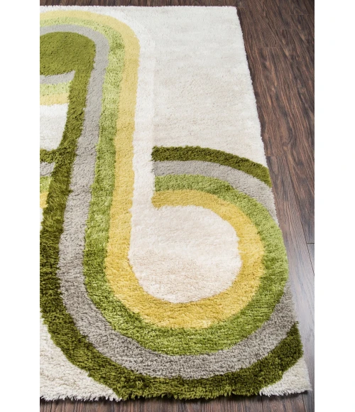 Momeni Retro Area Rug RET-3 Bullseye Green 2' X 3'