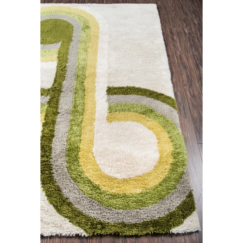 Momeni Retro Area Rug RET-3 Bullseye Green 2' X 3'