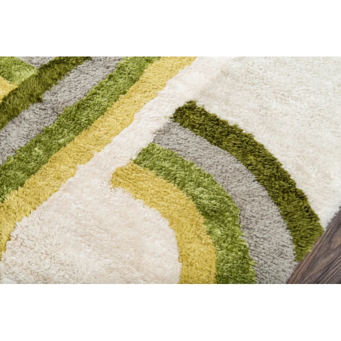 Momeni Retro Area Rug RET-3 Bullseye Green 2' X 3'