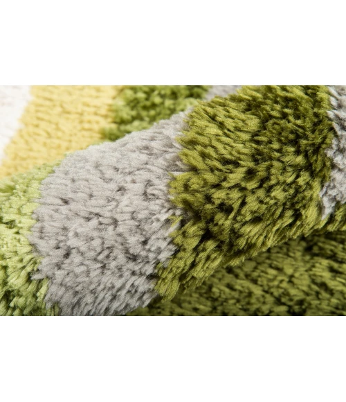 Momeni Retro Area Rug RET-3 Bullseye Green 2' X 3'