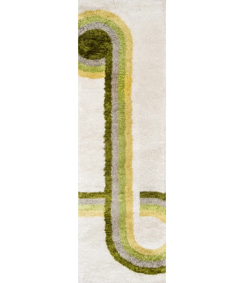 Momeni Retro Area Rug RET-3 Bullseye Green 2' X 3'