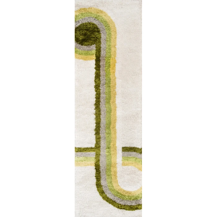 Momeni Retro Area Rug RET-3 Bullseye Green 2' X 3'