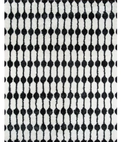 Momeni Novogratz Retro Ret-4 Black Area Rug 2 ft. 3 in. X 7 ft. 6 in. Runner
