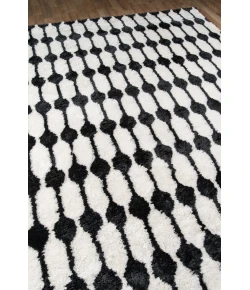 Momeni Novogratz Retro Ret-4 Black Area Rug 2 ft. 3 in. X 7 ft. 6 in. Runner
