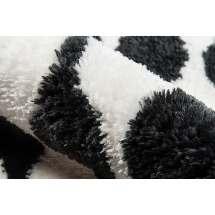 Momeni Retro Area Rug RET-4 Stockings Black 2' X 3'