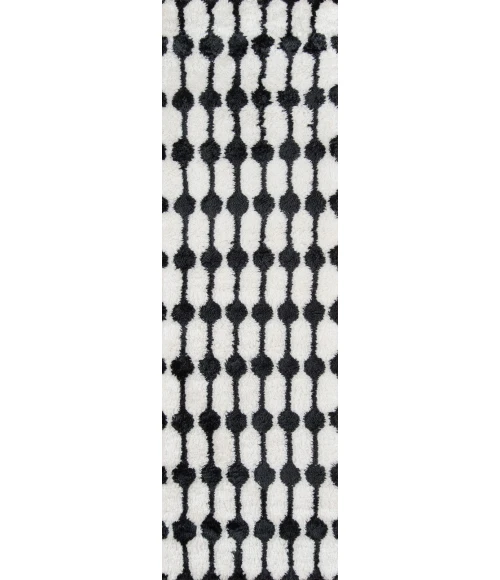 Momeni Retro Area Rug RET-4 Stockings Black 2'3 X 7'6 Runner