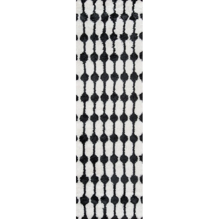 Momeni Retro Area Rug RET-4 Stockings Black 2' X 3'