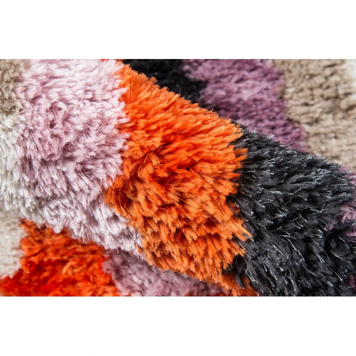 Momeni Retro Area Rug RET-5 Turnstyle Lavender 2'3 X 7'6 Runner