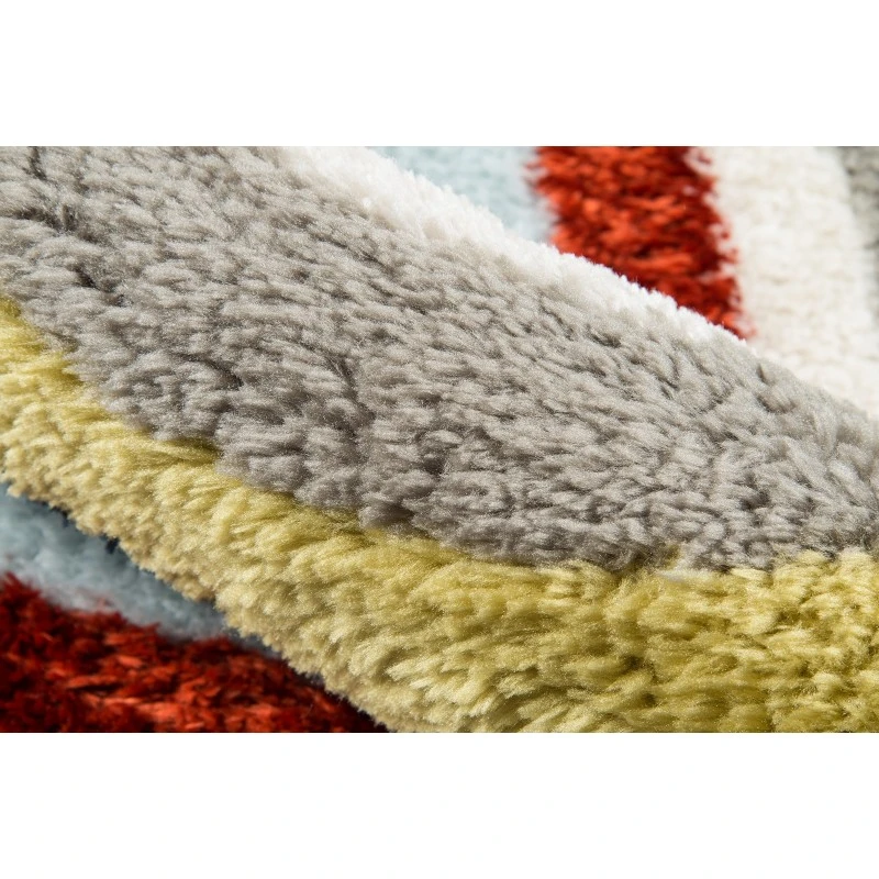 Momeni Retro Area Rug RET-5 Turnstyle Multi 3'6 X 5'6