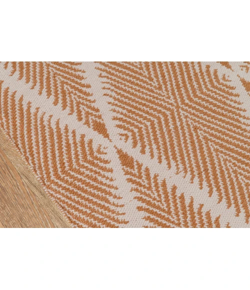 Momeni River Area Rug RIV-1 Beacon Orange 7'6 X 9'6