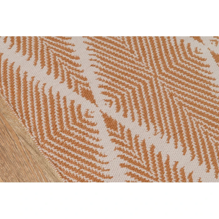 Momeni River Area Rug RIV-1 Beacon Orange 8'6 X 11'6