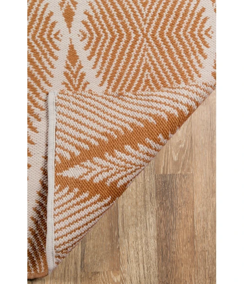 Momeni River Area Rug RIV-1 Beacon Orange 7'6 X 9'6