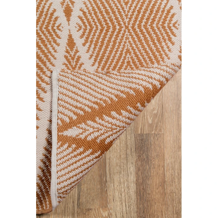 Momeni River Area Rug RIV-1 Beacon Orange 8'6 X 11'6