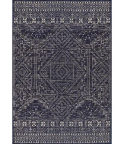 Momeni Riviera Rv-03 Navy Area Rug 4 ft. 1 in. X 6 ft. Rectangle