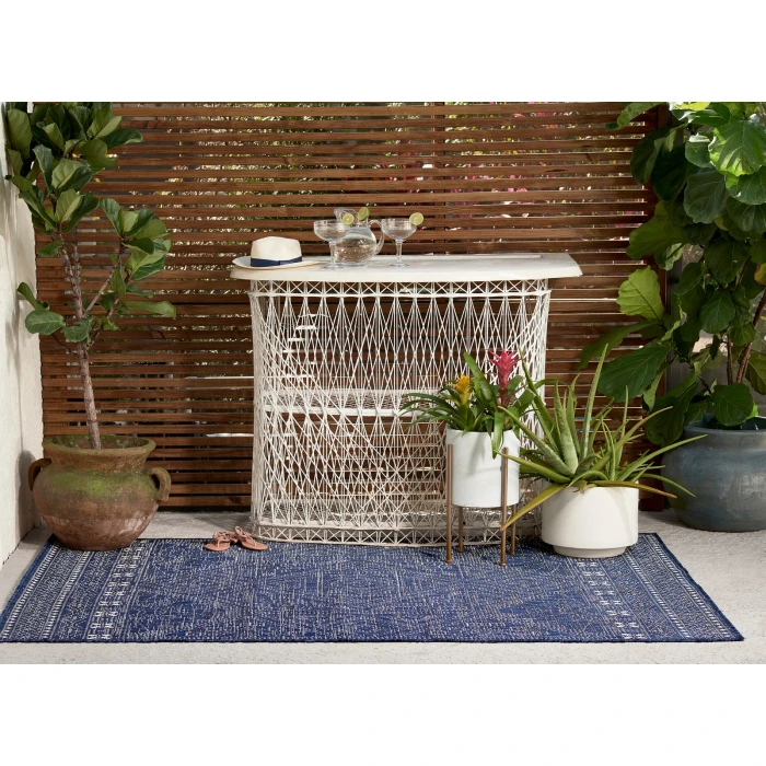 Momeni Riviera Area Rug RV-03 Navy 2' X 3'