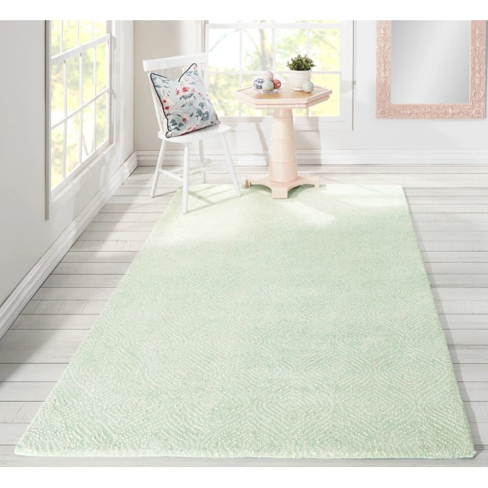 Momeni Roman Holiday Area Rug ROH-1 Via del Corso Green 5' X 8'