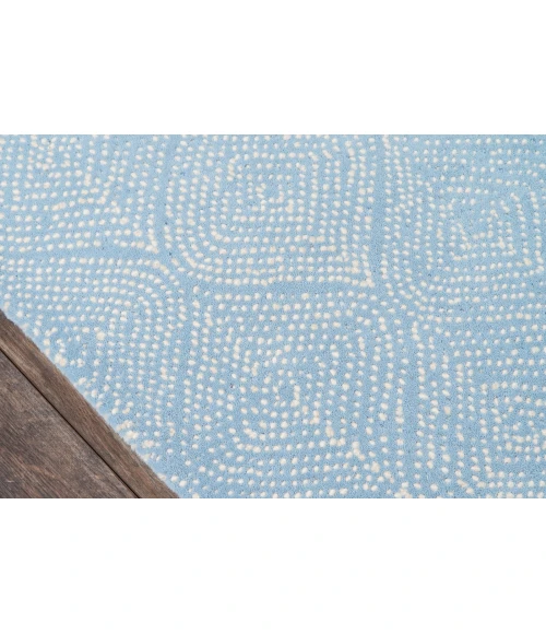Momeni Roman Holiday Area Rug ROH-1 Via del Corso Light Blue 2' X 3'